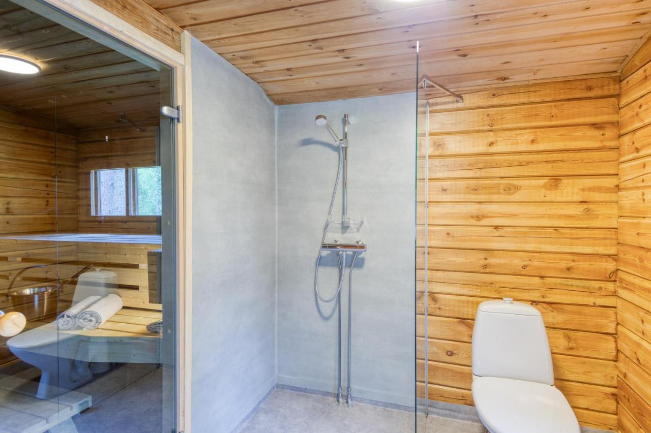 Pinetree Cottages Cozy Log Cabin Kalanti Buitenkant foto