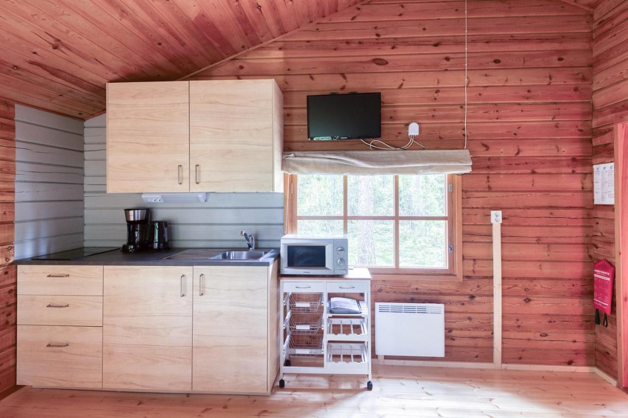 Pinetree Cottages Cozy Log Cabin Kalanti Buitenkant foto