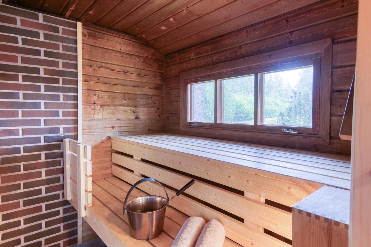 Pinetree Cottages Cozy Log Cabin Kalanti Buitenkant foto