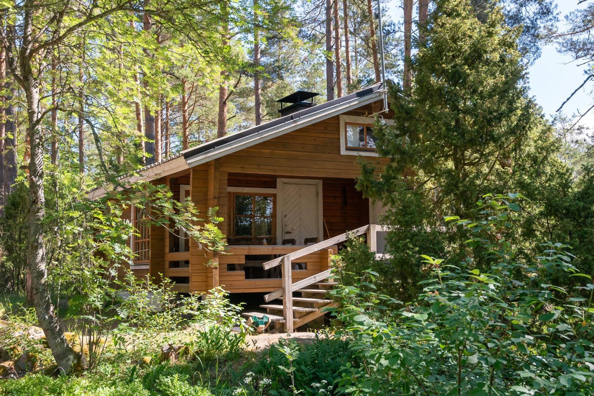 Pinetree Cottages Cozy Log Cabin Kalanti Buitenkant foto