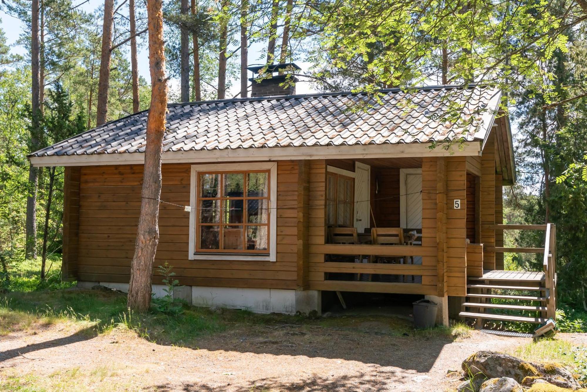 Pinetree Cottages Cozy Log Cabin Kalanti Buitenkant foto